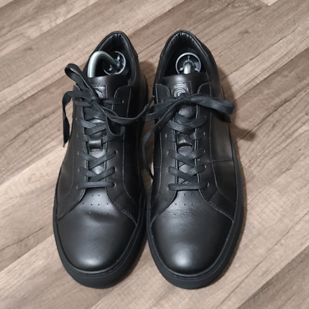 Greats Royale Black Leather Sneakers Size 11.5